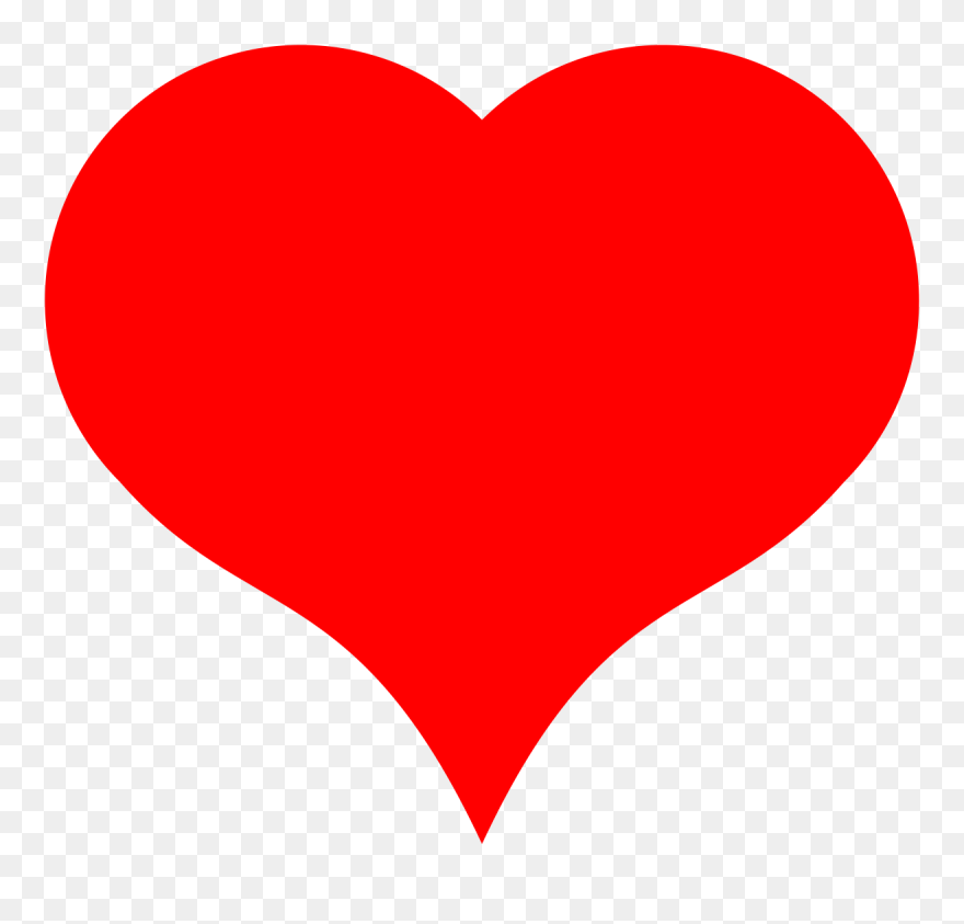 Another Svg Semicircle Heart - Love Heart Clipart