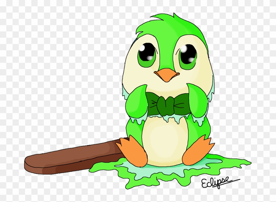 Green Apple - Cartoon Clipart