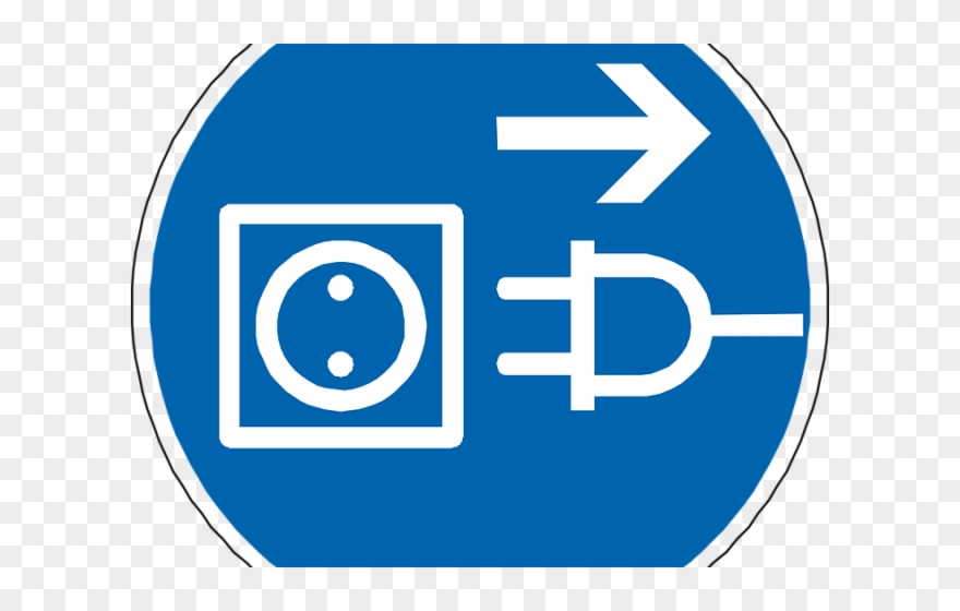 Plug Clipart Current Electricity - Vor Öffnen Netzstecker Ziehen - Png Download