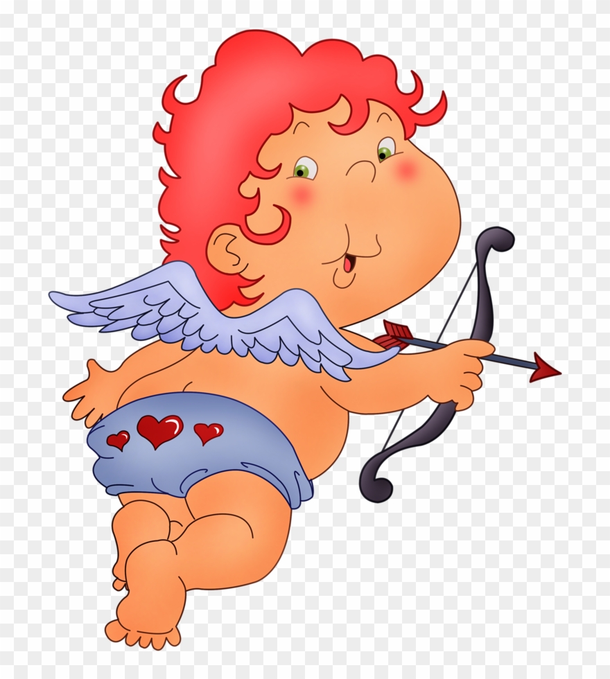 Fadas, Anjos Gnomos E Etc - Cupid Red Hair Clipart