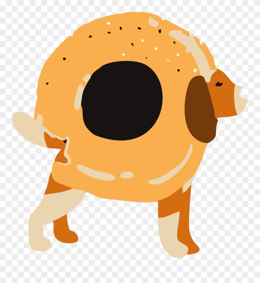 Beagle Shirt Bagel Funny Cute Love Dog Puppy Doge Pup - Dog Clipart