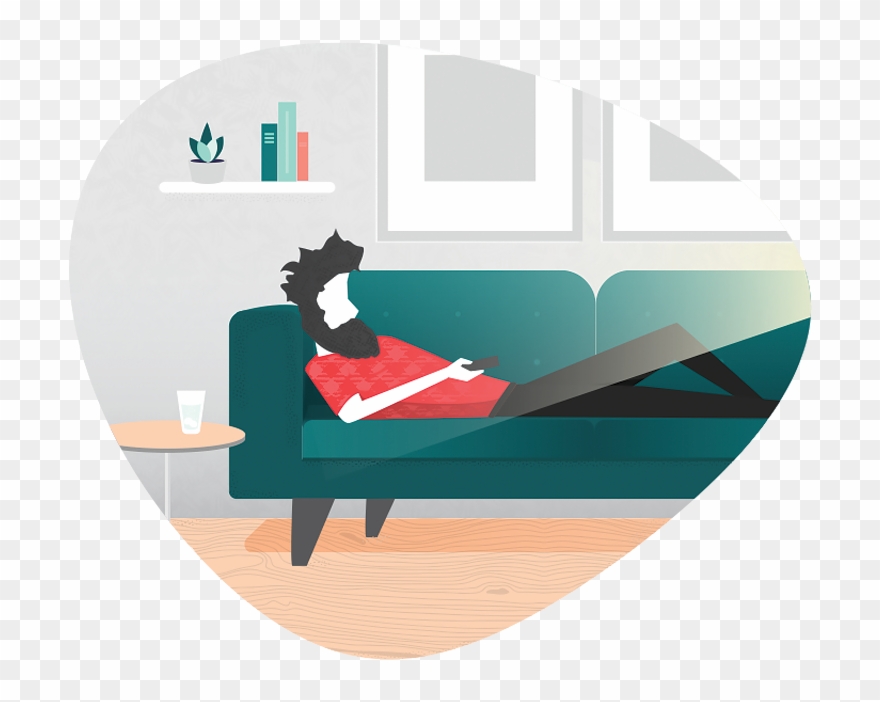 Mind & Body Sluggishness, No Motivation - Illustration Clipart