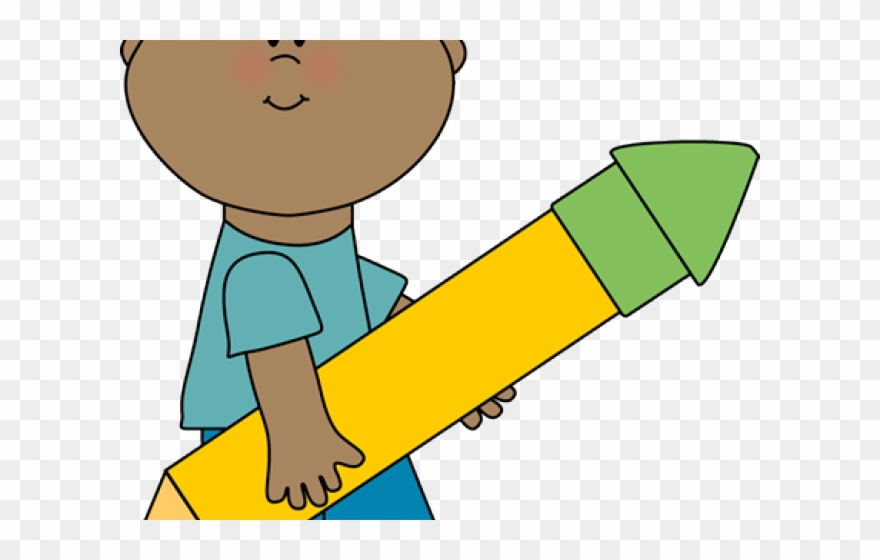 Pencil Clipart Boy - Clip Art - Png Download