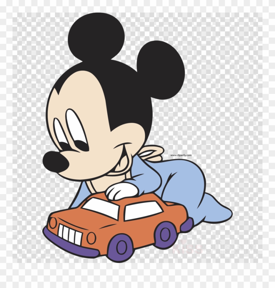 Baby Mickey Mouse Coloring Clipart