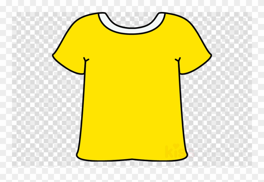 T Shirt Clip Art Yellow Clipart T-shirt Hoodie Clip - Mens Red Shirt Aesthetic - Png Download