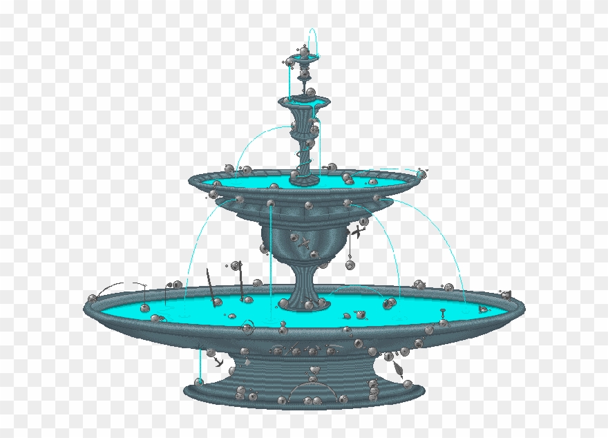 Water Fountain Clipart 101 Clip Art - Fountain Clipart Transparent Background - Png Download