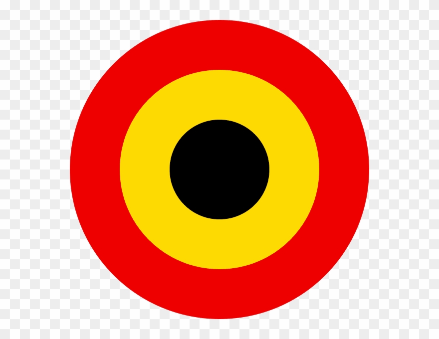 Active 1909 - Belgian Air Force Roundel Clipart