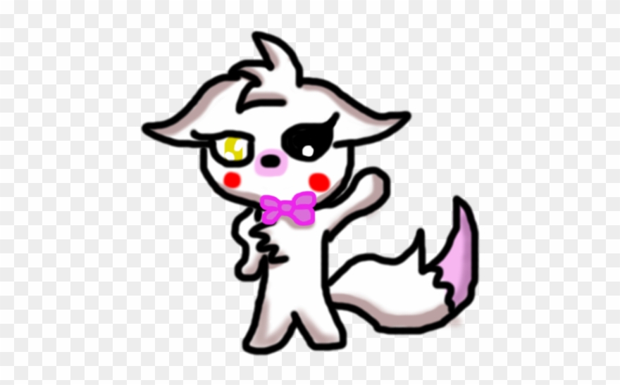 Jpg Royalty Free Library My First Mangle Fnaf By Windytheplaneh - Cute Easy Drawings Fnaf Clipart