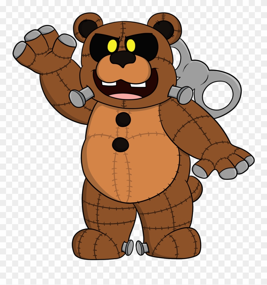 Bubba From Fnaf World - Five Nights At Freddy's Clipart