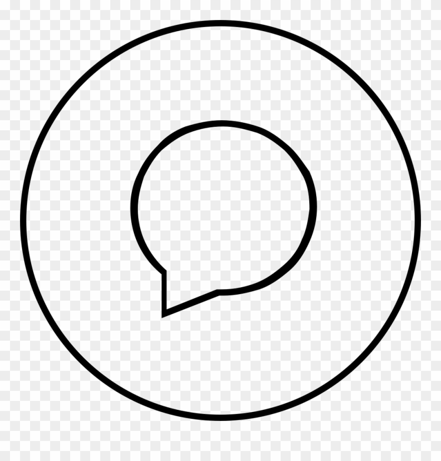 Chat Svg Png Icon Free Download - Circle Clipart