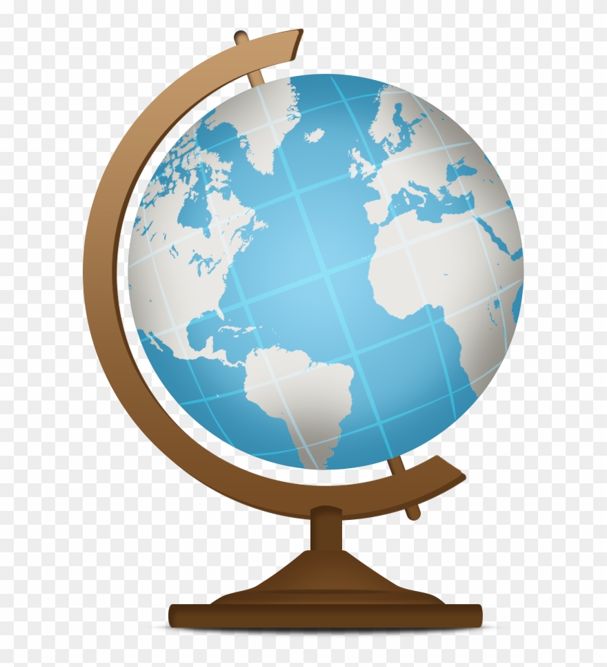 Globe Geography Clipart Computer Icons Clip Art - Png Download