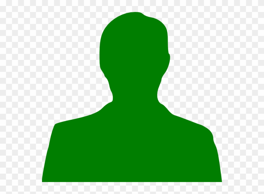 Green Man Silhouette Png Clipart