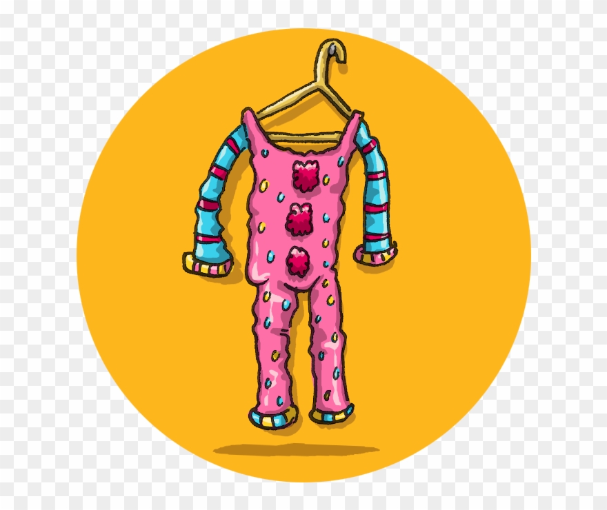 Clothes-circle - Illustration Clipart