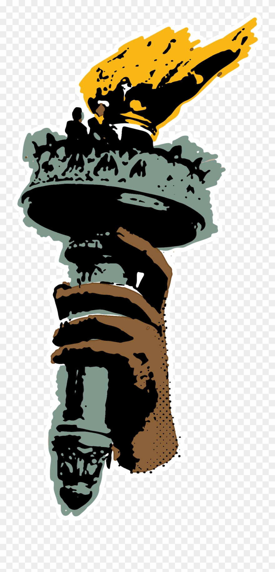 Liberty-torch - Illustration Clipart