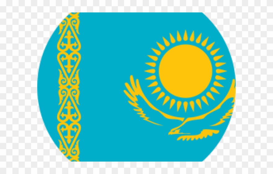 Kazakhstan Flag Clipart - Kazakhstan Flag - Png Download