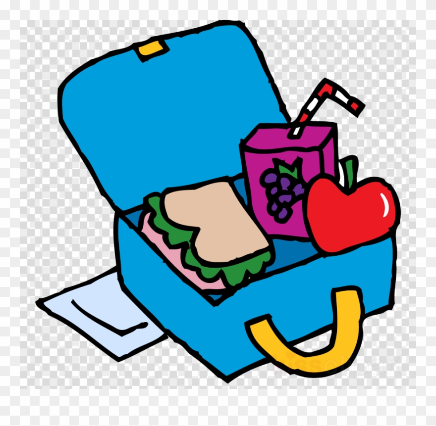 Packed Lunch Clipart Bento Packed Lunch Clip Art - Clip Art Lunch Box - Png Download
