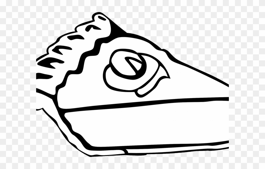 Dessert Clipart Desert Food - Thanksgiving Food Clipart Black And White - Png Download