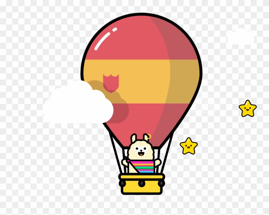 Bear In A Hot Air Balloon - Hot Air Balloon Clipart