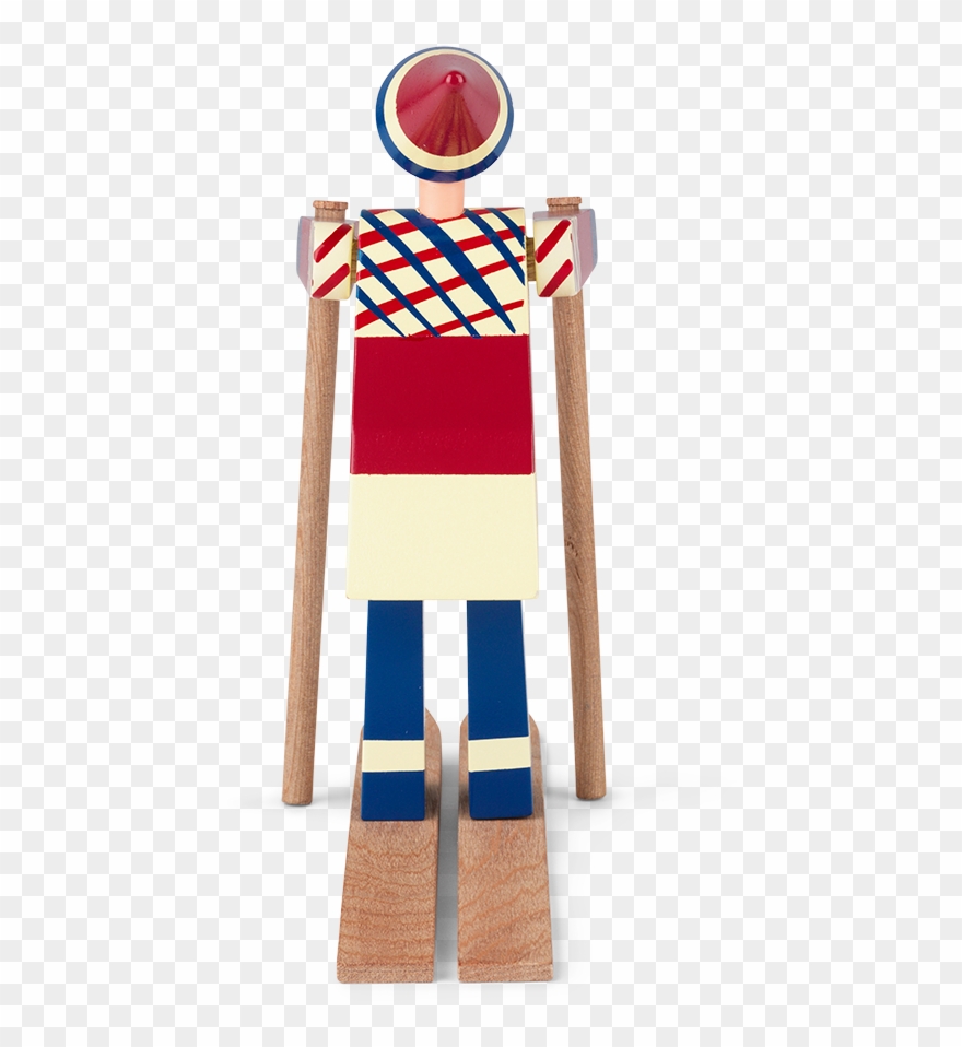 The Skier Datti Girl Multi Figurer - Kay Bojesen Datti The Skier Clipart
