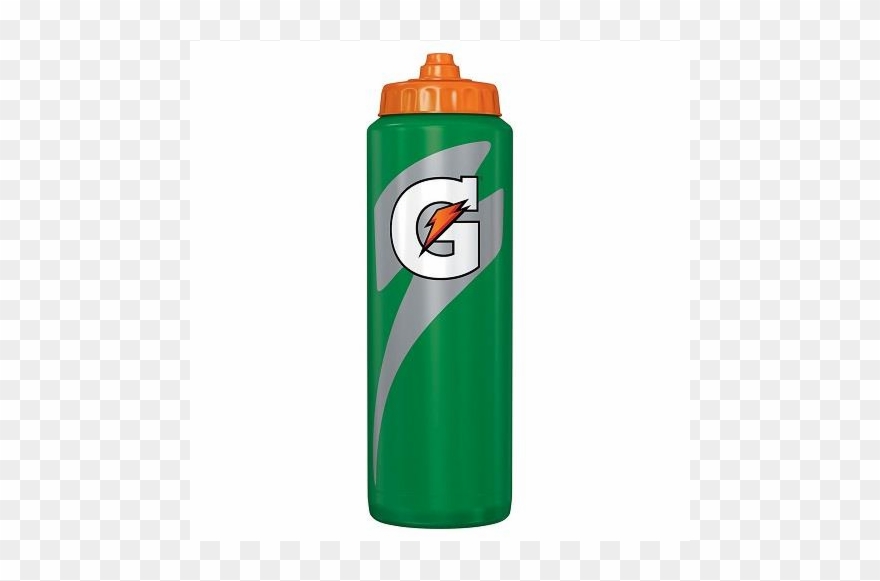 Auction - Gatorade Leakproof Green Orange Sport Squeeze Water Clipart