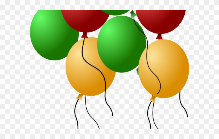 Ballons Clipart Seven - Birthday - Png Download