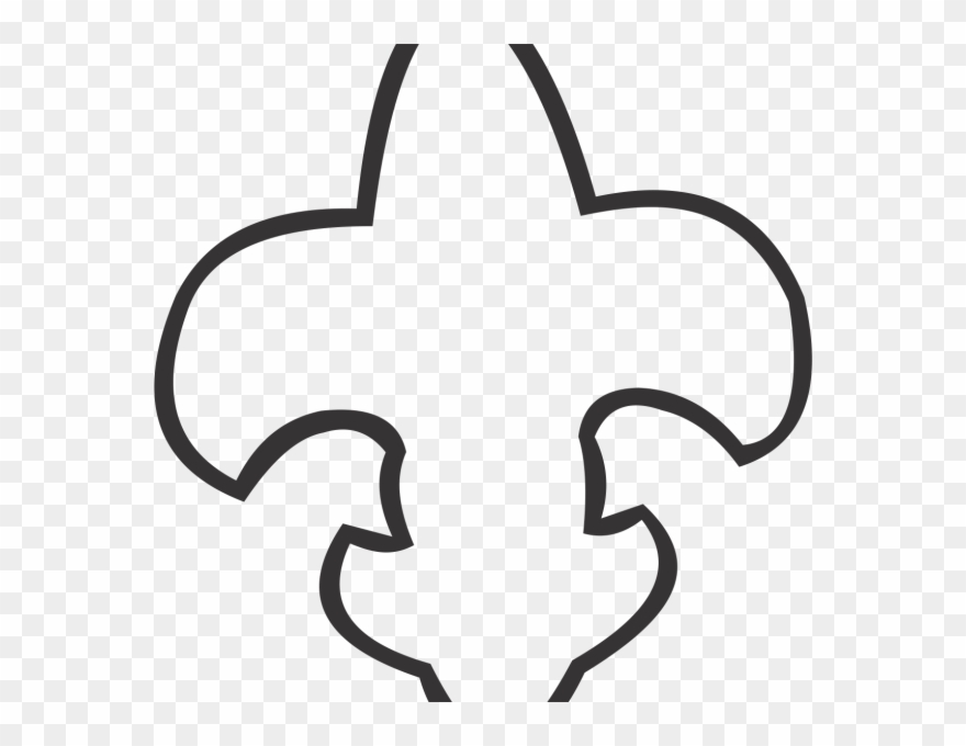 Fleur De Lis - Cross Clipart