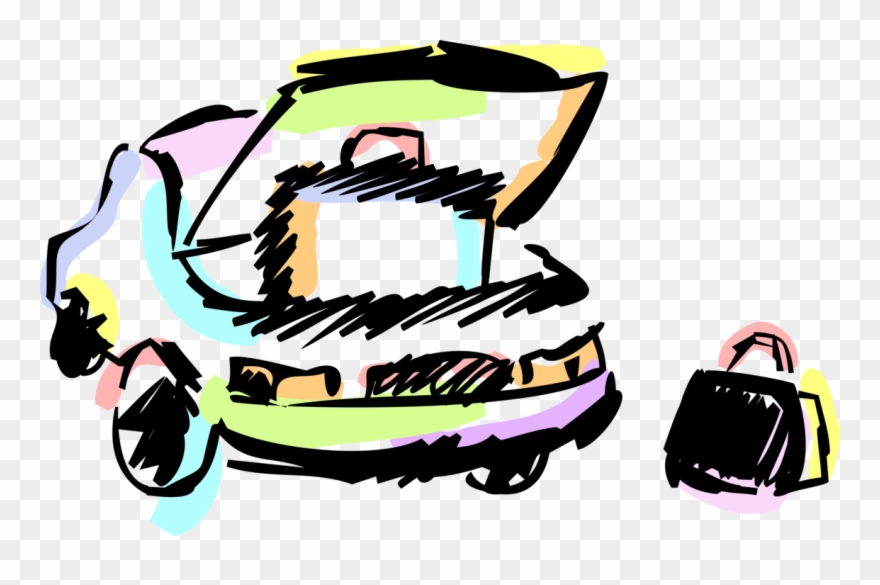 Vector Illustration Of Holiday Vacation Travel Family Clipart