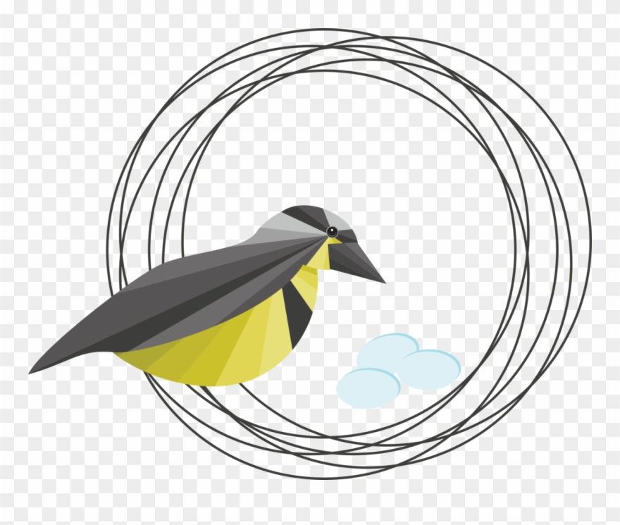 Stylized Vector Drawing Of A Meadowlark Bird On Edge - Meadowlarks Clipart - Png Download