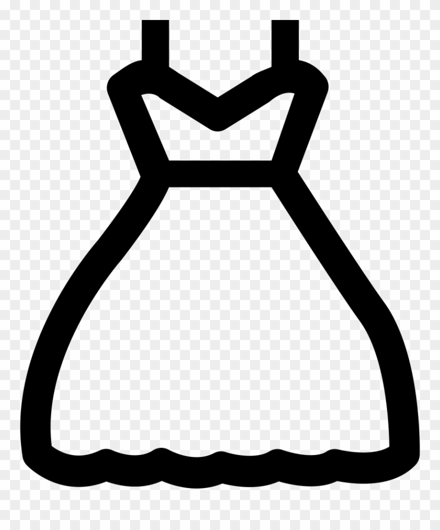 Yükle Ladies Svg Png Icon Free Download ( - Dress On Hanger Png Clipart
