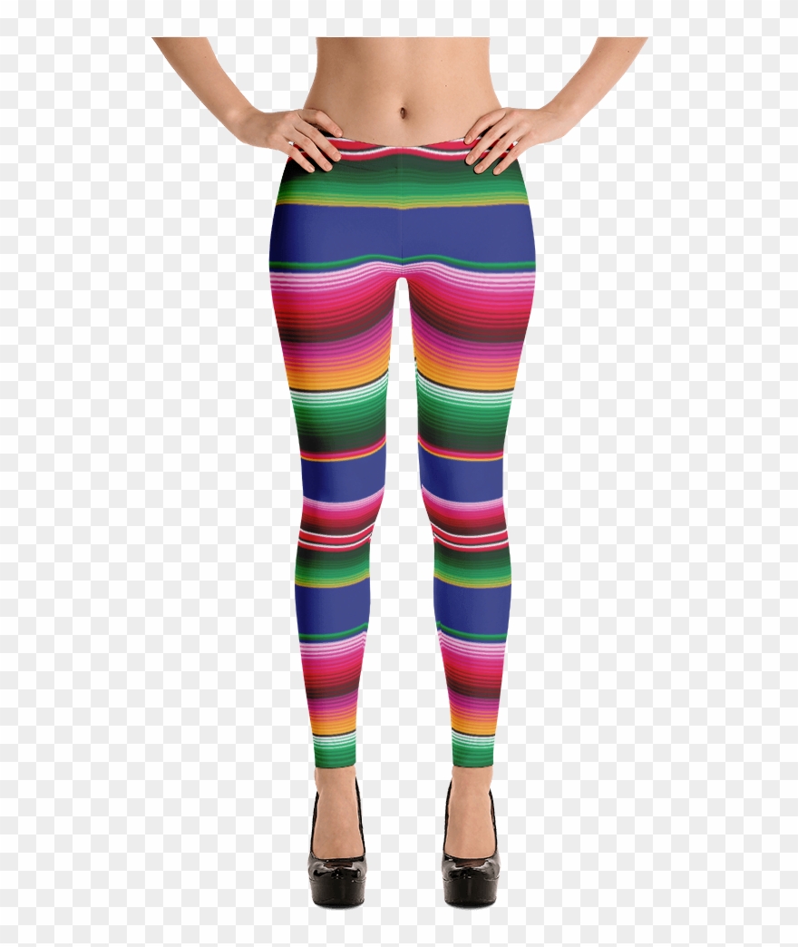 Serape Leggings The Funky - Martini Pride Party Leggings Clipart