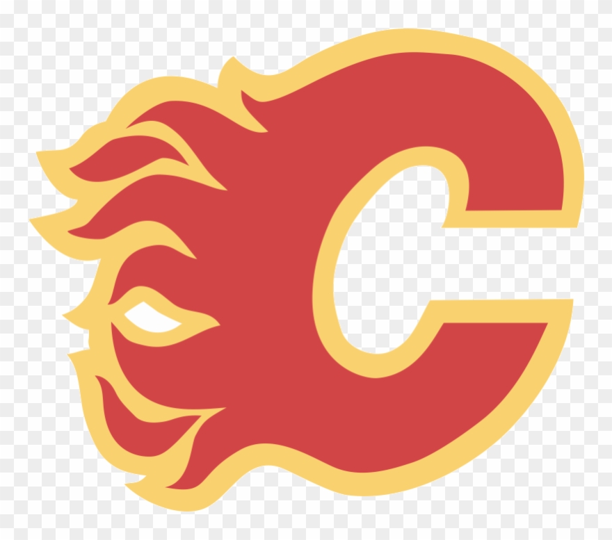 Логотип Calgary Flames - Calgary Flames Logo Clipart