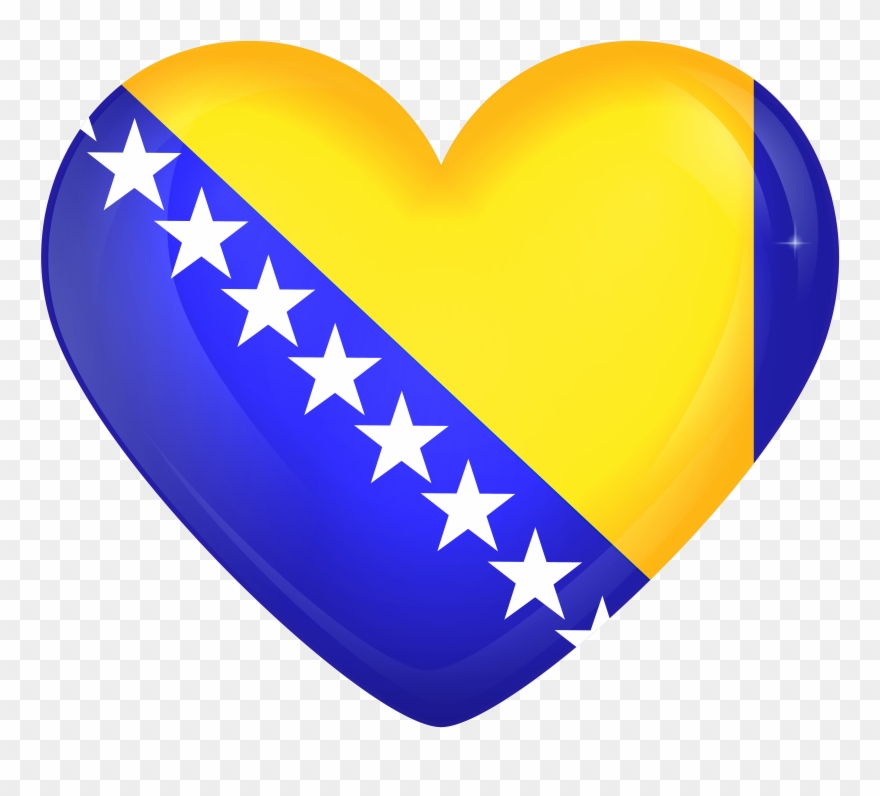 Bosnia And Herzegovina Flag Png Clipart