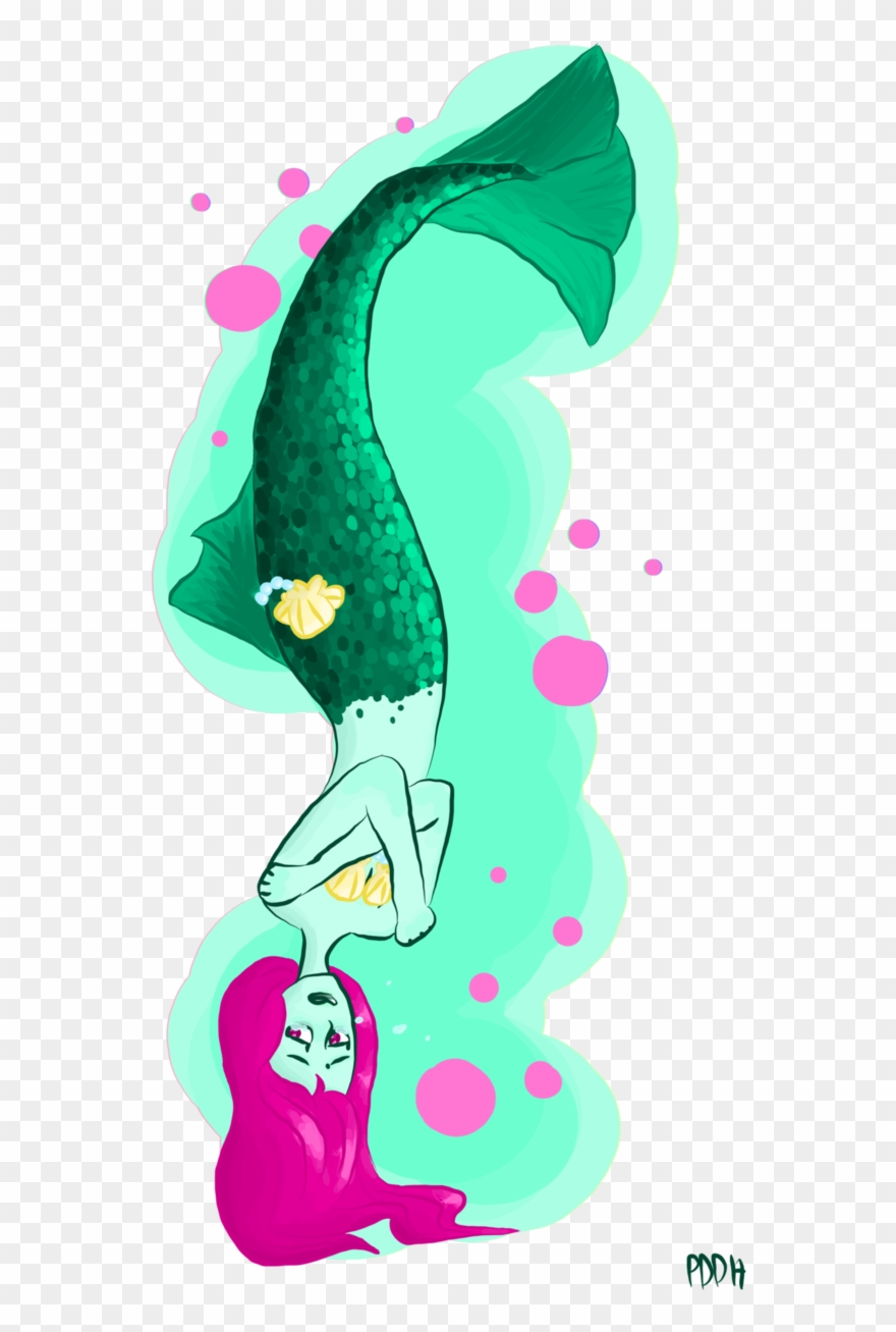 Sad Mermaid Clipart