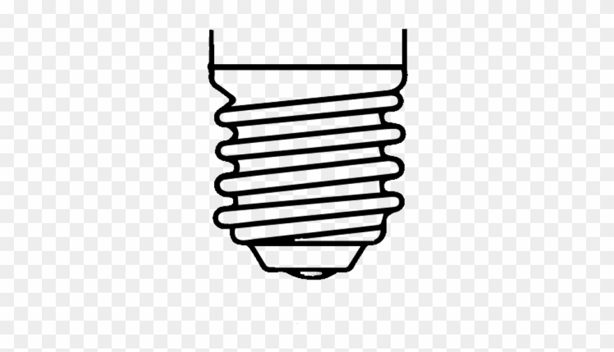 1 Lámpara E27 - Edison Screw Clipart