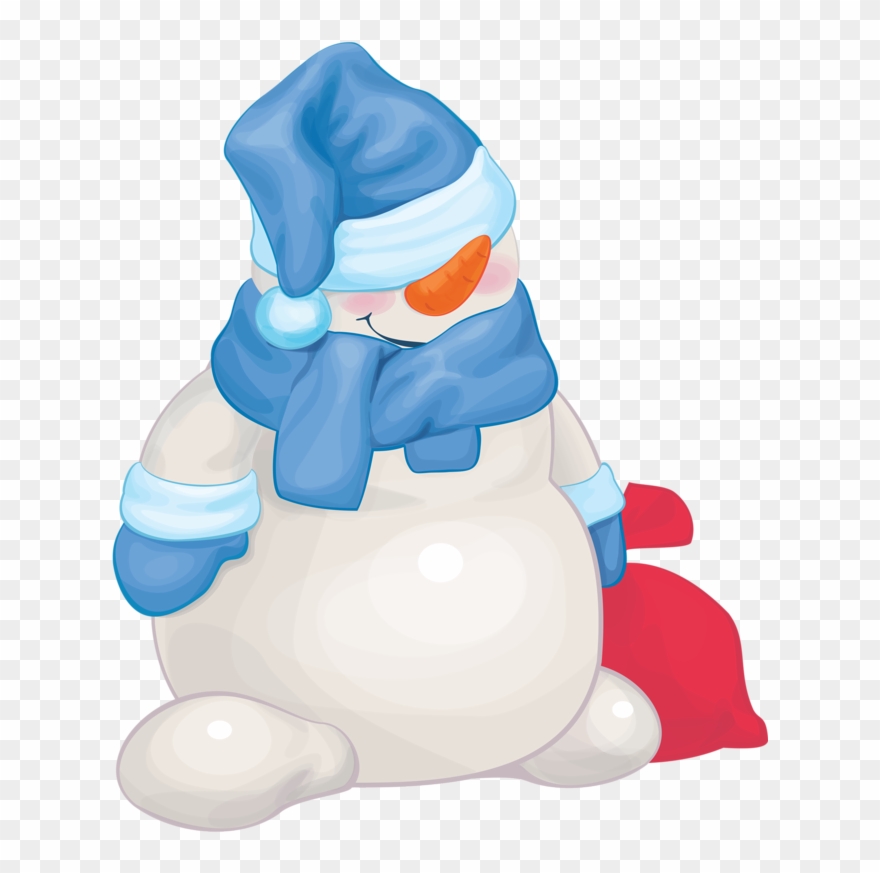 Фото, Автор Soloveika На Яндекс - Muñeco De Nieve Azul Png Clipart