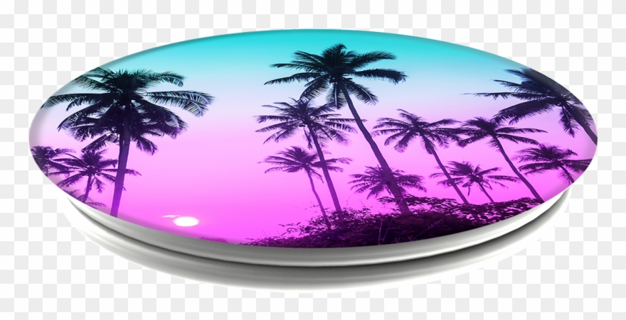 Collapsible Grip & Stand For Phones And Tablets - Purple Popsocket Clipart