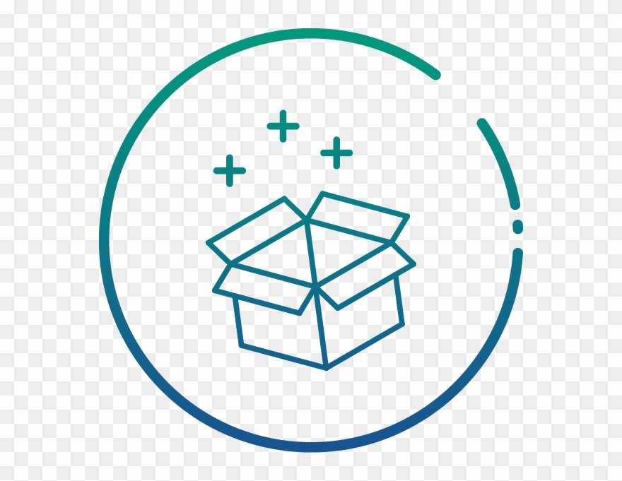 Plastics, Cardboard And Other Recyclable Material - Icon For Box Png Clipart