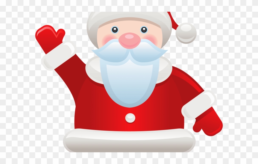Santa Claus Clipart Easy - Santa Claus No Background - Png Download