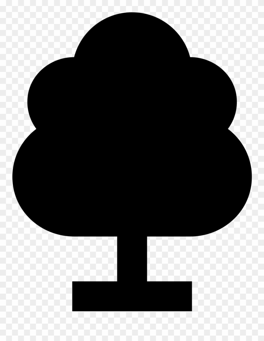Oak Tree Icon Free Png And Svg Download Top Tab Folders Clipart