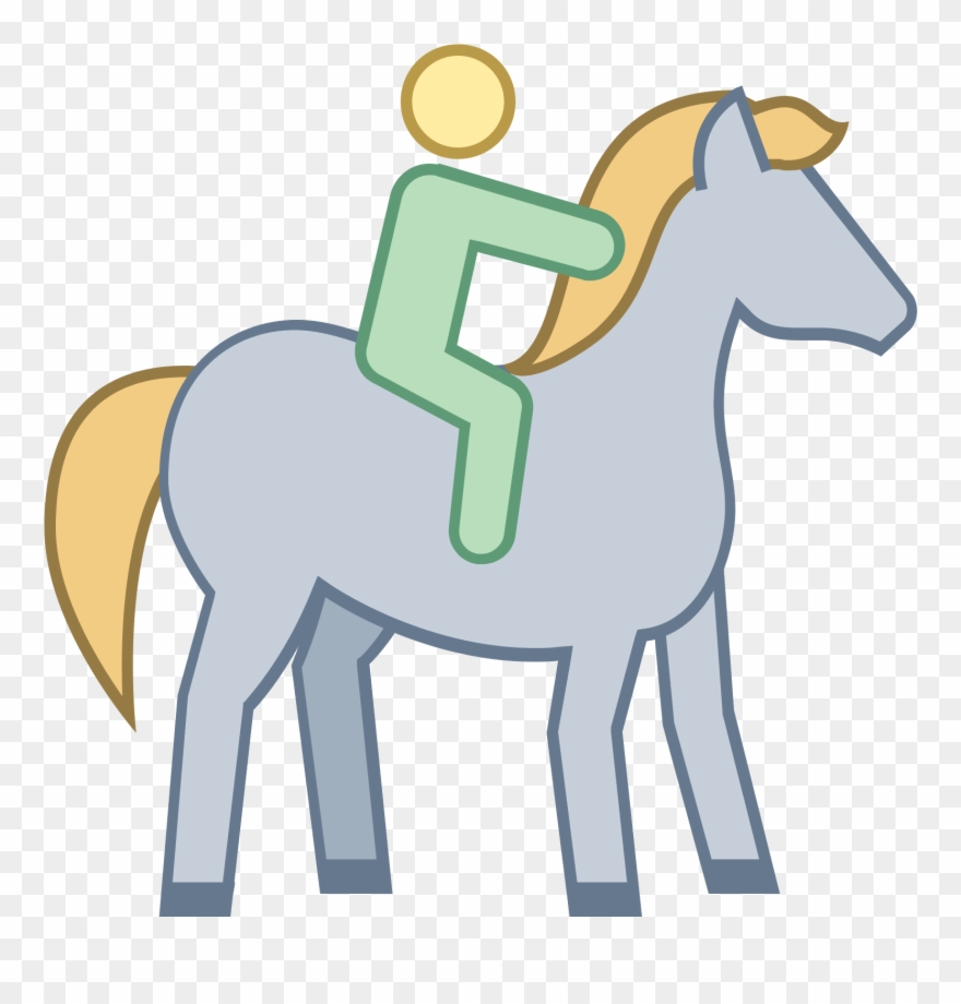 Horseback Riding Icon Free Download Png And - Horse Clipart