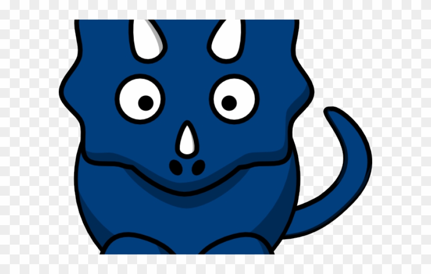 Dinosaurs Clipart Little Dinosaur - Custom Red Cartoon Triceratops Shower Curtain - Png Download