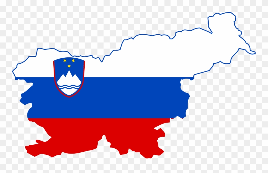 Slovenia Joins Project Mine - Flag Map Of Slovakia Clipart