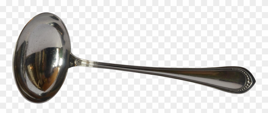 A Silver Swiss ,jezler , Sauce Spoon ,1935c - French Sauce Spoon Clipart