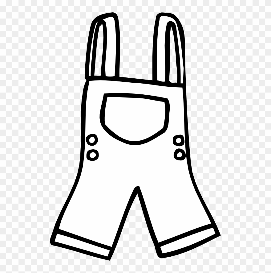 Clothing Clipart Black And White Free - Coloring Book - Png Download