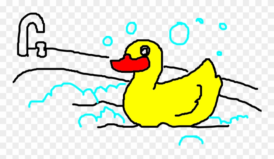 Clip Art Pato De Borracha With Transparent Background - Duck - Png Download