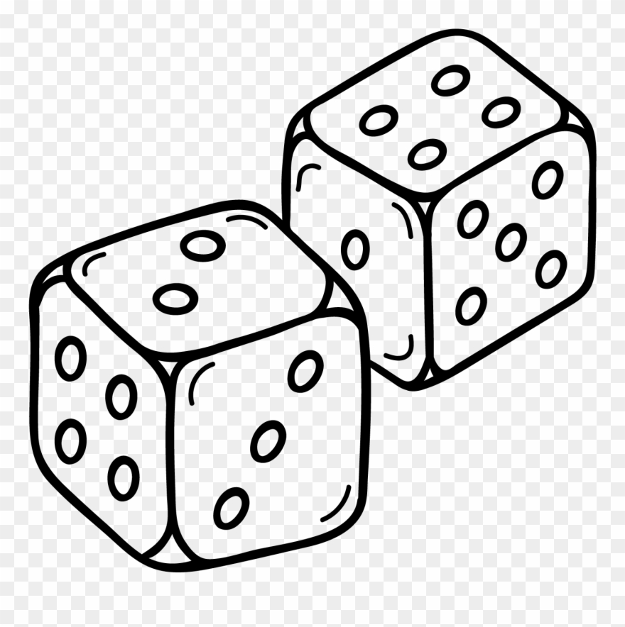 Dice - Drawing Clipart