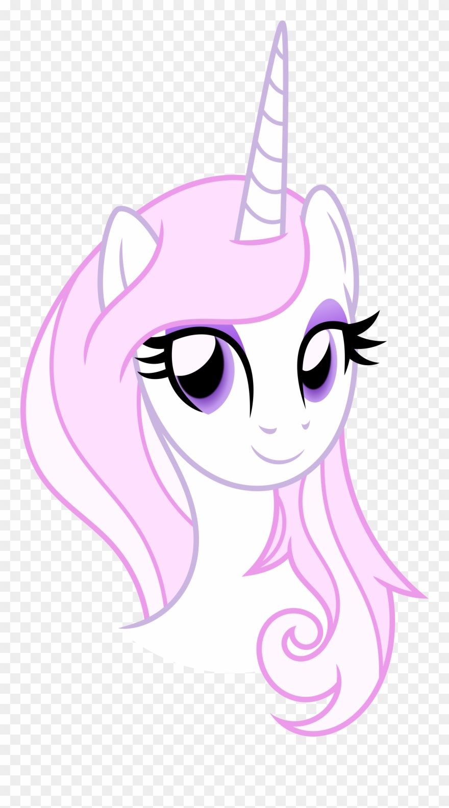 Pretty Pink Unicorn Pink And White My Little Pony Clipart (1861304