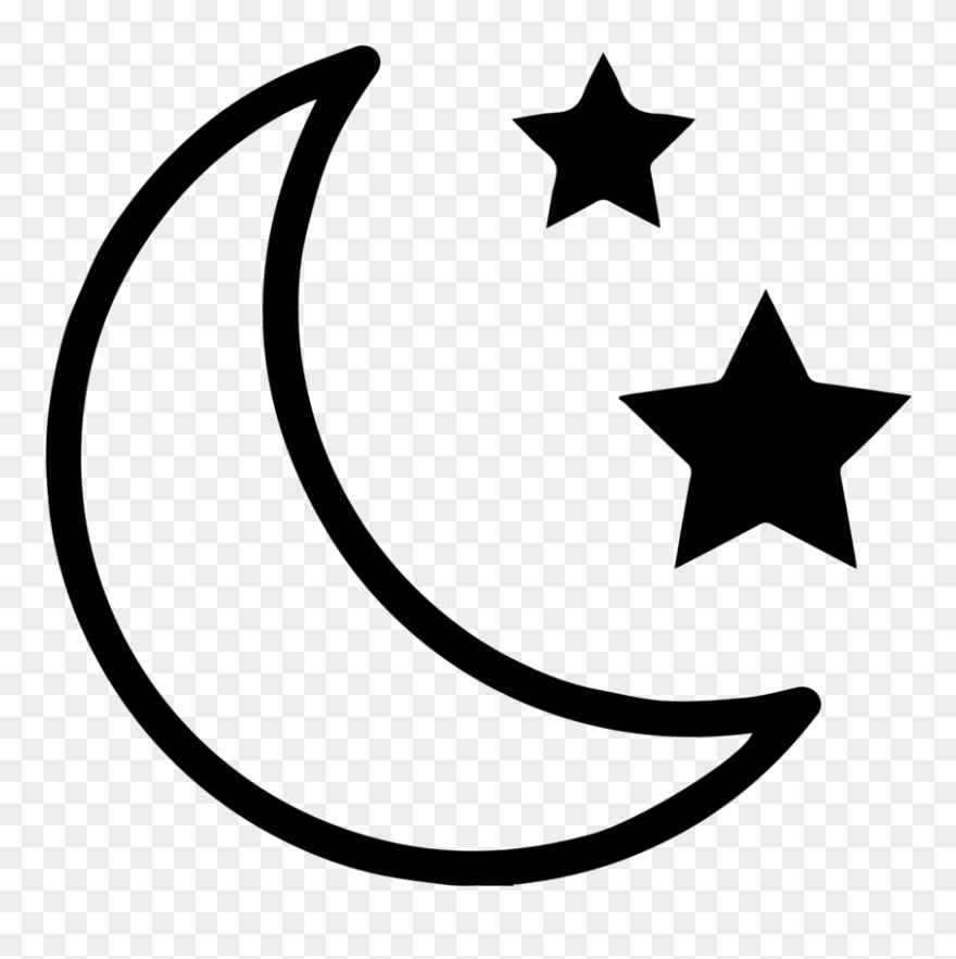 Shri For We , Png Download - Moon And Star Png Clipart