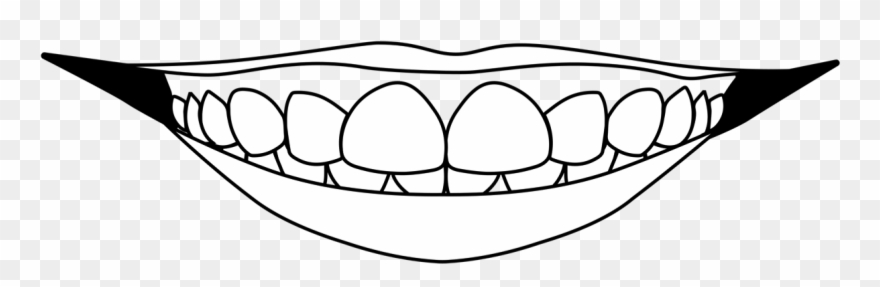 Gum Shows Too Much Clipart