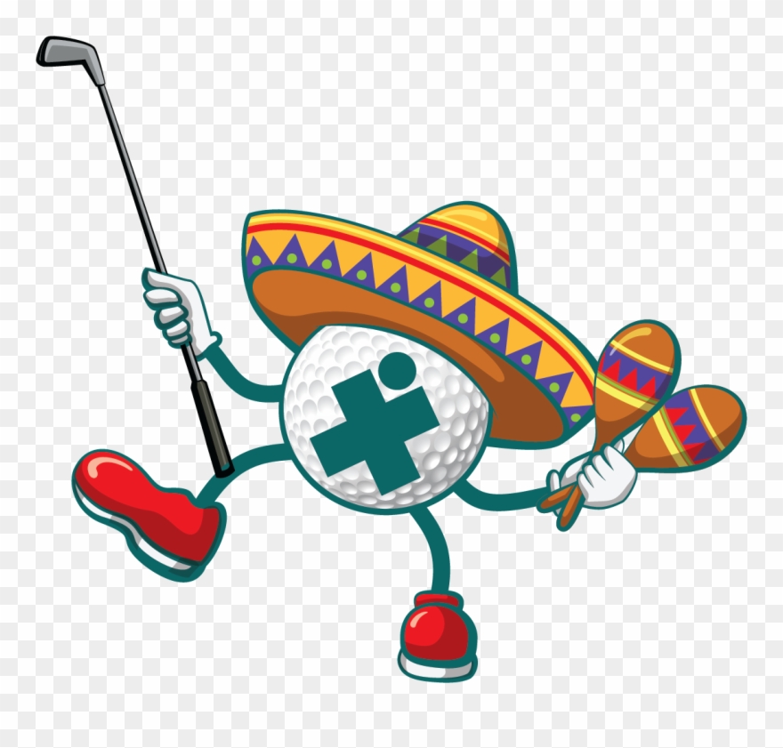 Dancing Golf Ball Clipart